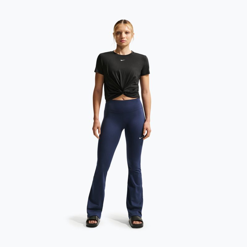 Női póló Nike One Classic Twist Dri-Fit black/white 2