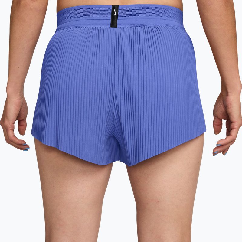 Női futó rövidnadrág Nike AeroSwift Dri-Fit ADV Mid-Rise 3" sapphire/black/white/black 2