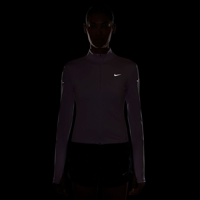 Női futófelső Nike Swift Dri-Fit Full Zip Mid-Layer violet mist 4