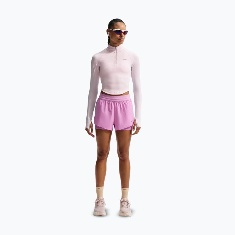 Női futóshort Nike Swift Mid-Rise 2in1 light magenta/light magenta 2