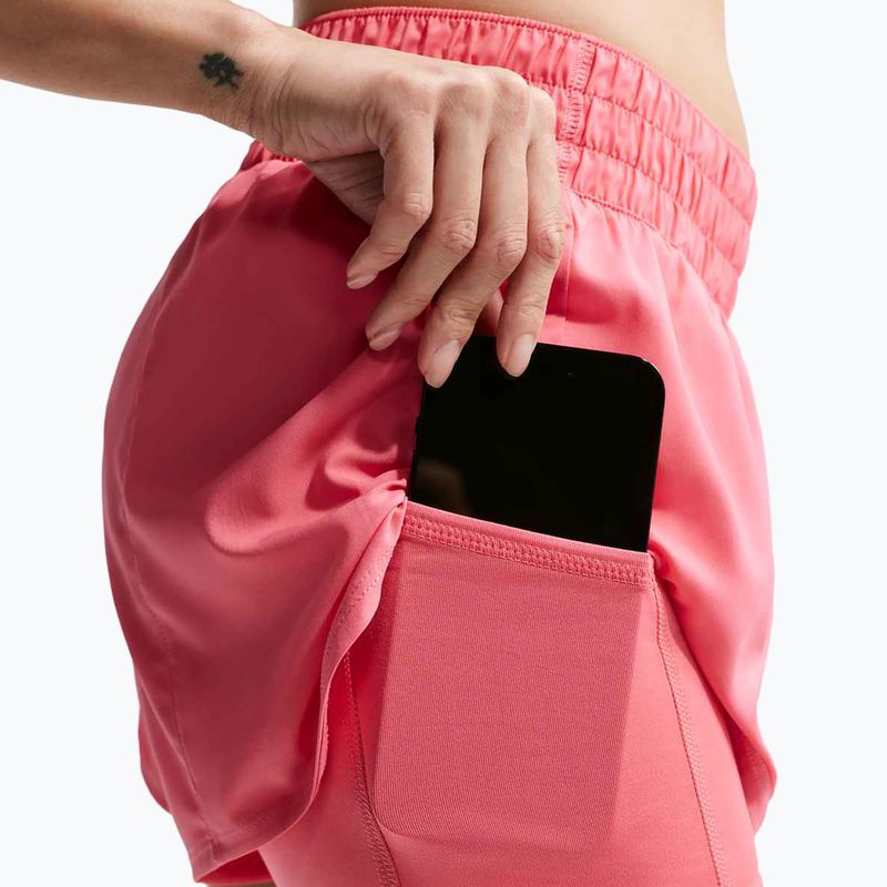 Női futóshort Nike One Dri-FIT 2IN1 sea coral/white 7