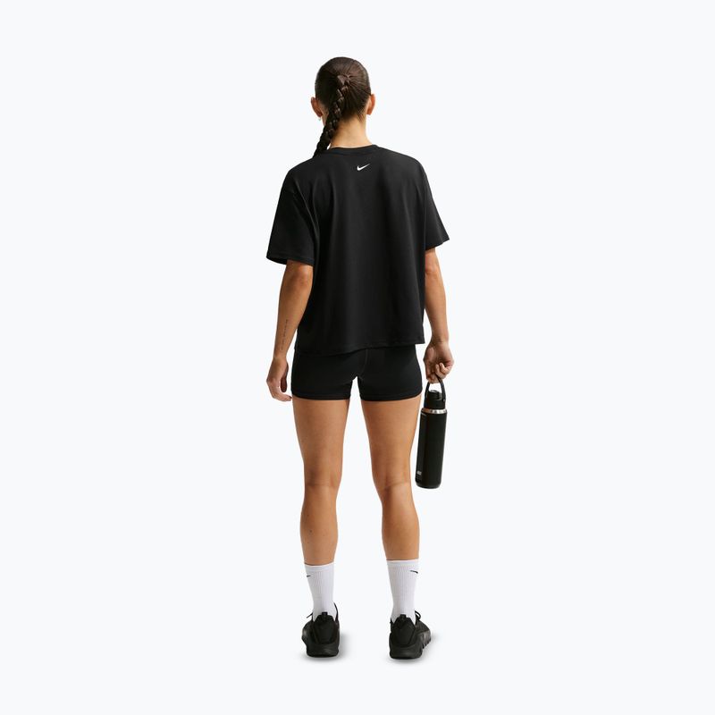 Női rövidnadrág Nike Pro Mid-Rise Biker 3" black/university gold/white 3