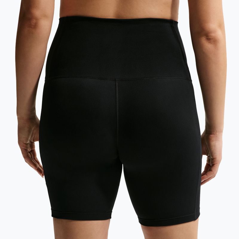 Női rövidnadrág Nike One Maternity High-Waisted 8" black/white 6