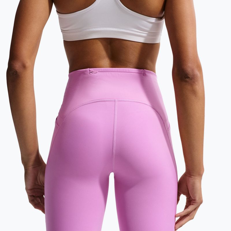 Női futó leggings Nike Swift 7/8 light magenta 7