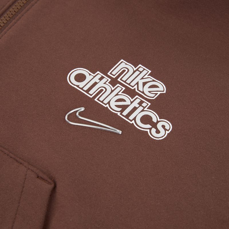 Női kapucnis pulóver Nike Phoenix Full-Zip Hoodie light chocolate 8