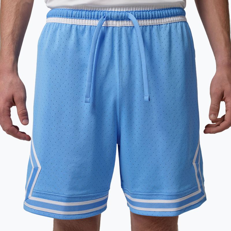 Férfi kosárlabda rövidnadrág Jordan Mesh Diamond 4" university blue/white/white
