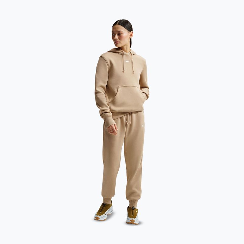 Női nadrág Nike Sportswear Phoenix Fleece Mid-Rise linen/sail 2