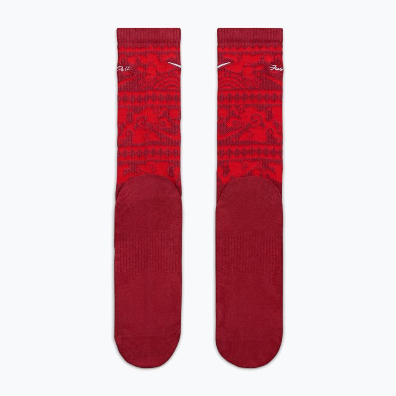Zokni Nike Everyday Plus Cushioned Crew Team Crimson/Metallic Silver 3