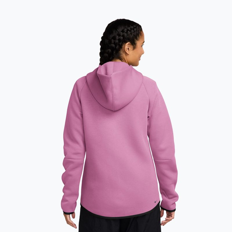 Női pulóver  Nike Sportswear Tech Fleece Windrunner light magenta/black 2