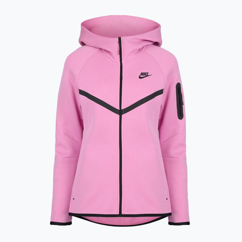 Női pulóver Nike Sportswear Tech Fleece Windrunner light magenta/black 4