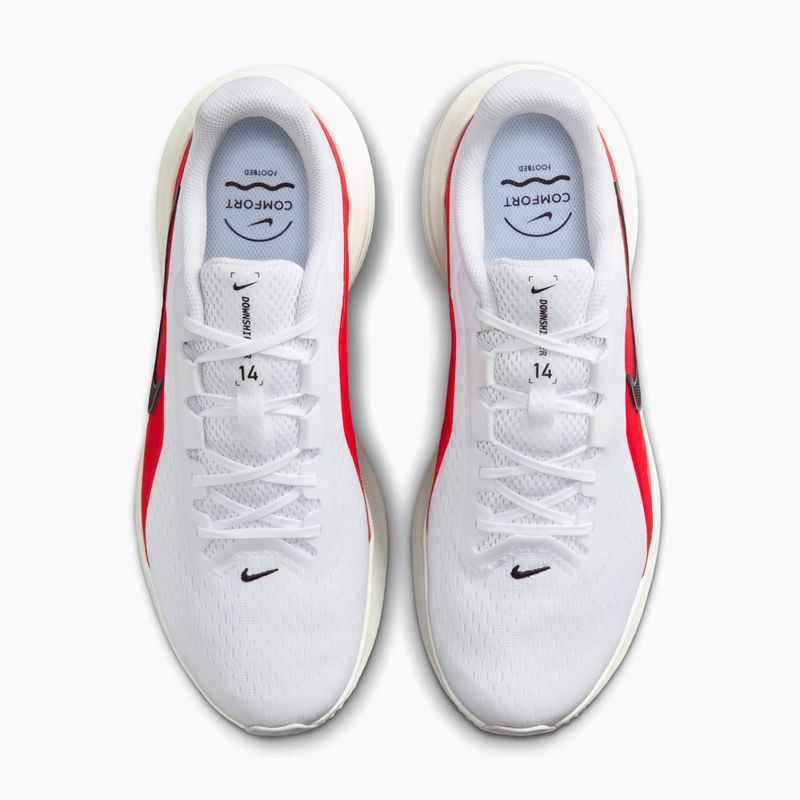 Férfi futócipő Nike Downshifter 14 white/summit white/bright crimson/black 6
