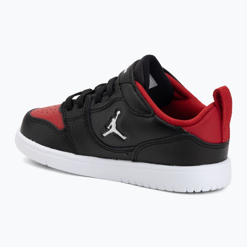 Gyerekcipő Jordan Court Connect Low black/gym red/white 3