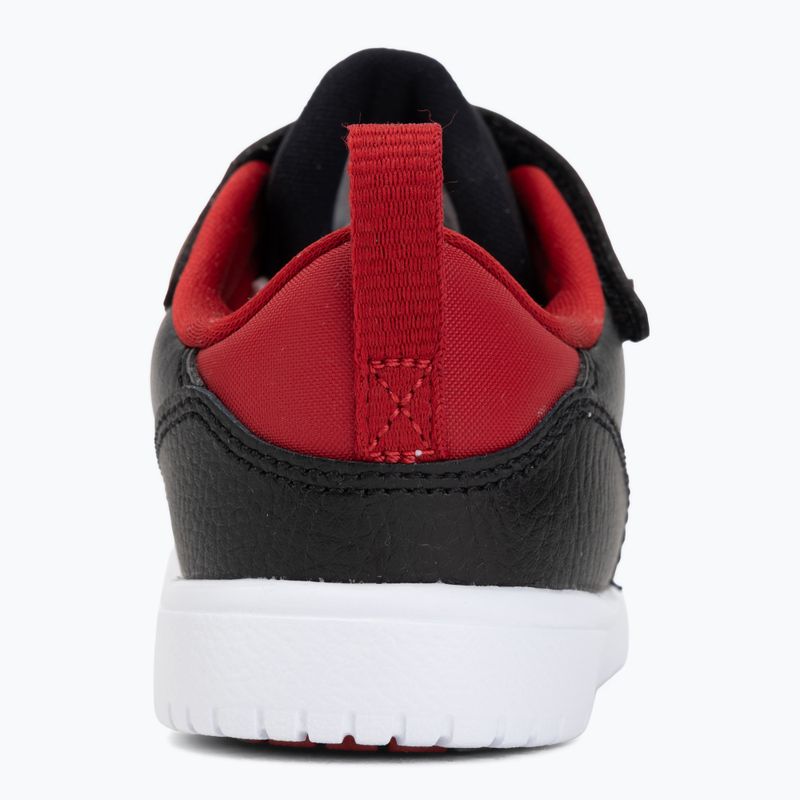 Gyerekcipő Jordan Court Connect Low black/gym red/white 6