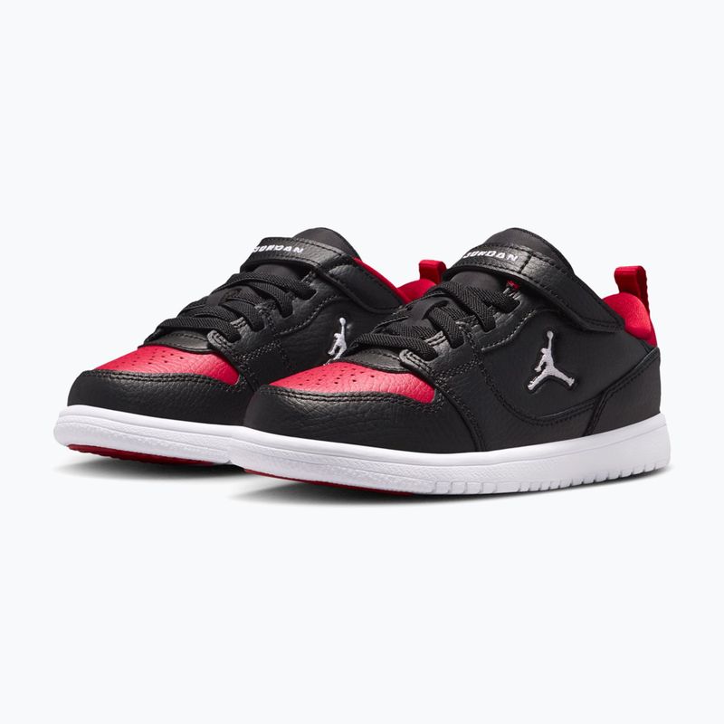 Gyerekcipők Nike Jordan Court Connect Low black/gym red/white 3