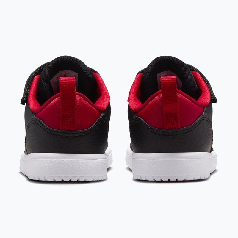 Gyermekcipő Jordan Court Connect Low black/gym red/white 4