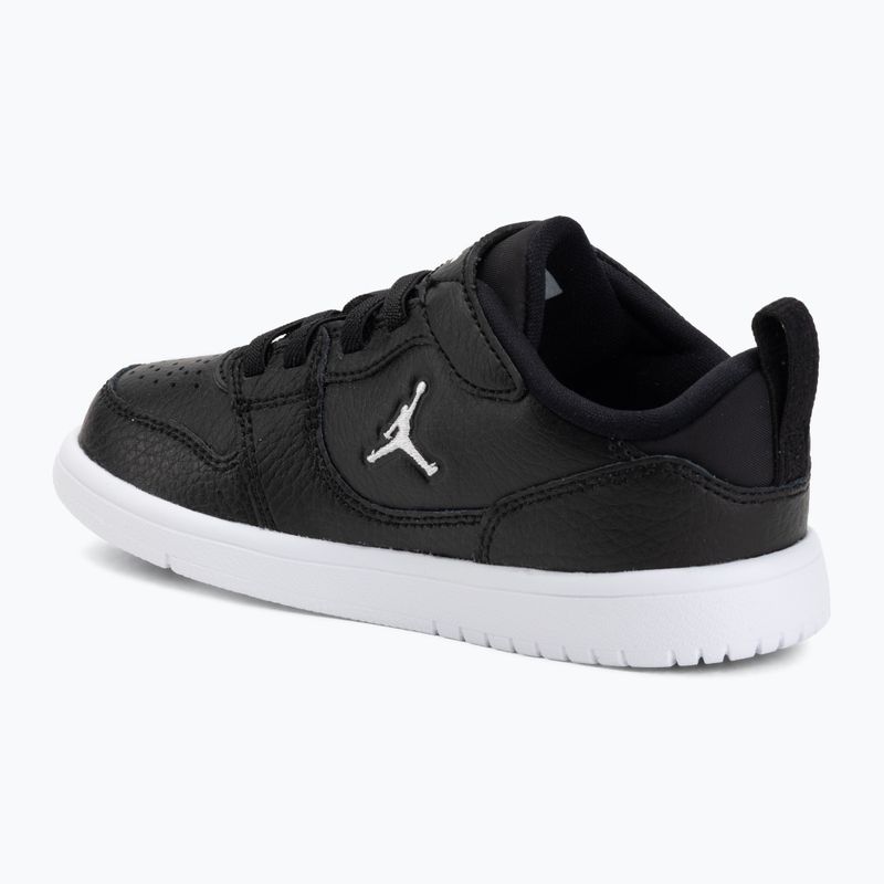 Gyerekcipő Jordan Court Connect Low fekete/fehér 3