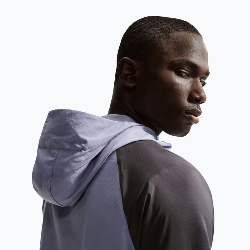 Férfi futódzseki Nike Impossibly Light Windrunner iron purple/black/lime blast 5