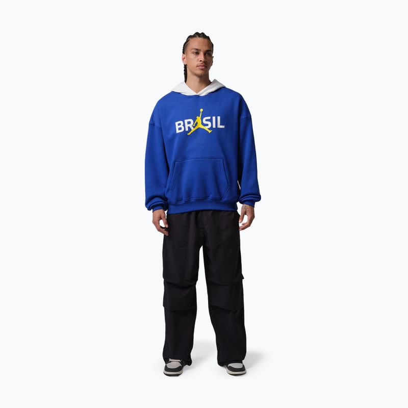Férfi pulóver Jordan Brooklyn Fleece old royal/white 2