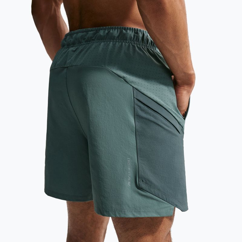 Férfi rövidnadrág Nike Pro Training Dri-Fit 6" mineral slate/faded spruce/green strike 5