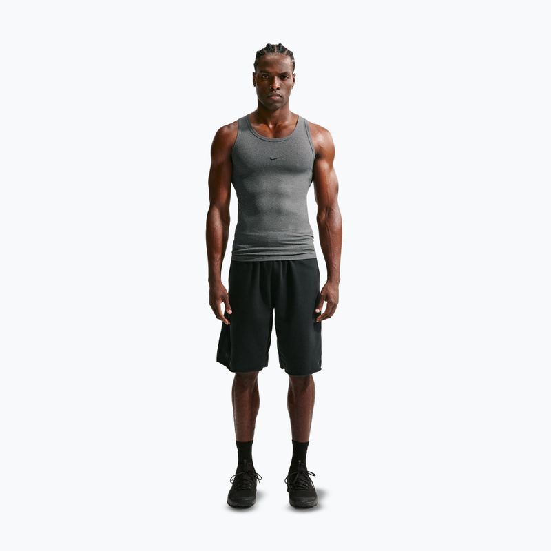 Férfi edzőpóló Nike N.A.C. TT dark smoke grey/smoke grey/heather/black 2
