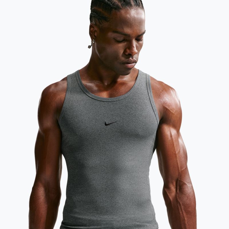 Férfi edzőpóló Nike N.A.C. TT dark smoke grey/smoke grey/heather/black 4