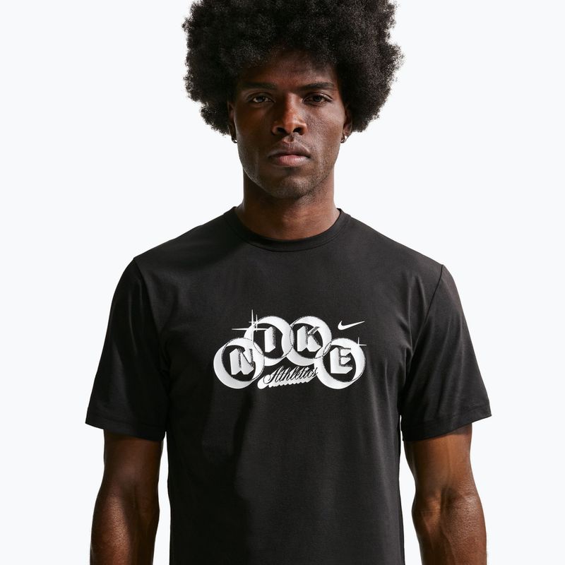Férfi edzőpóló Nike Hyverse Dri-Fit Training black/white 4