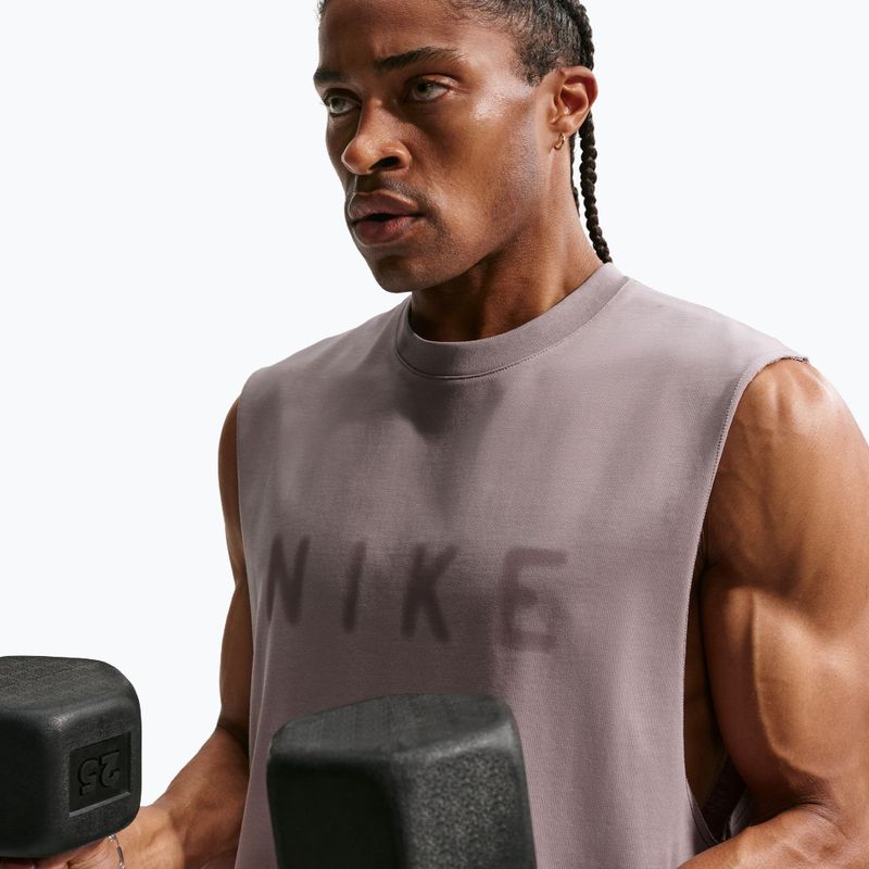 Férfi edzőpóló Nike Athletic Club Dri-Fit light violet ore/light violet ore 6