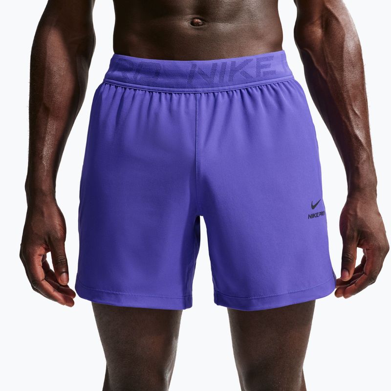 Férfi rövidnadrág Nike Pro Training Dri-Fit 6" persian violet/black 5