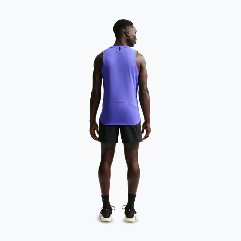Férfi edzőpóló Nike Pro Training Dri-Fit persian violet/black 3