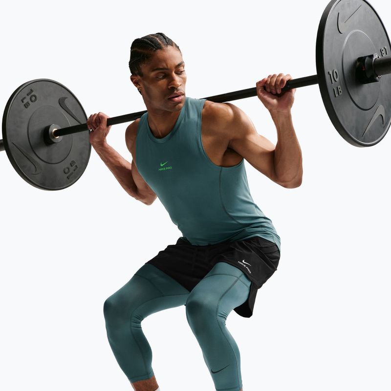 Férfi edző leggings Nike Pro Dri-Fit 3/4 Tight Fitness mineral slate/black 6