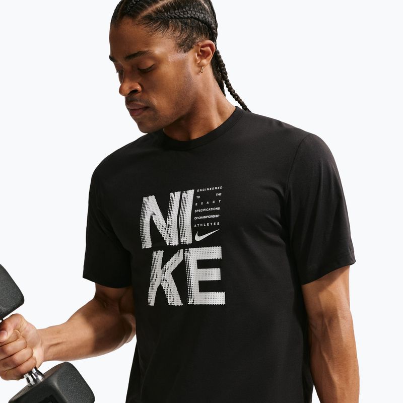 Férfi edzőpóló Nike Hyverse Dri-Fit Persian black/white 6