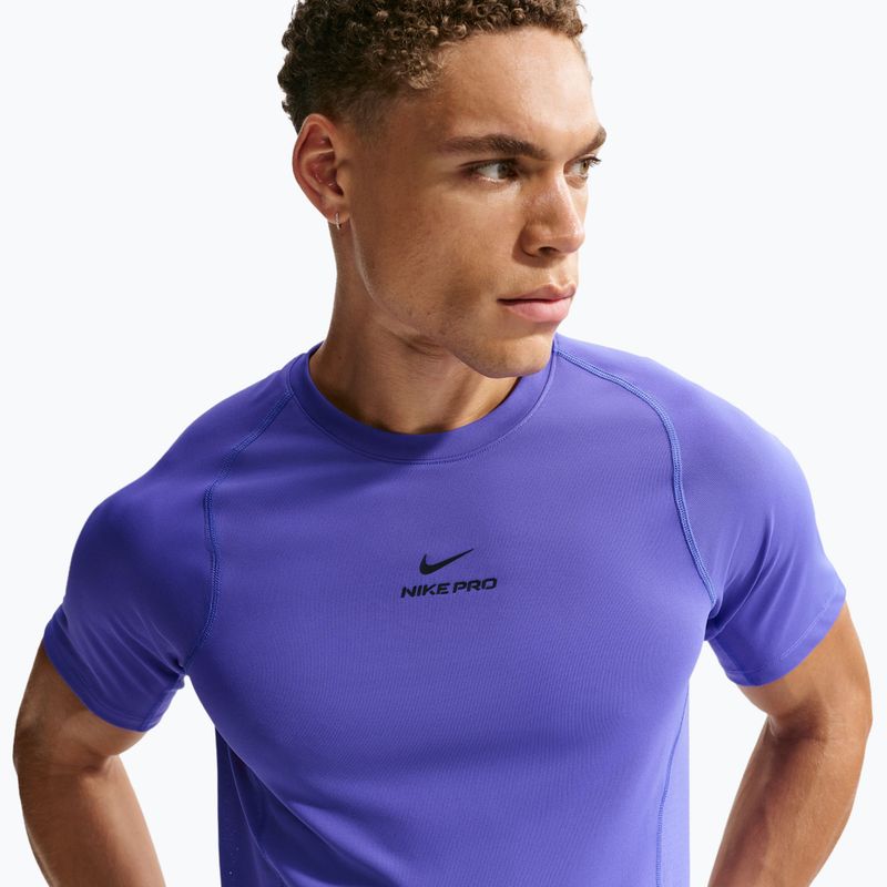 Férfi edzőpóló Nike Pro Training Dri-Fit persian violet/black 4
