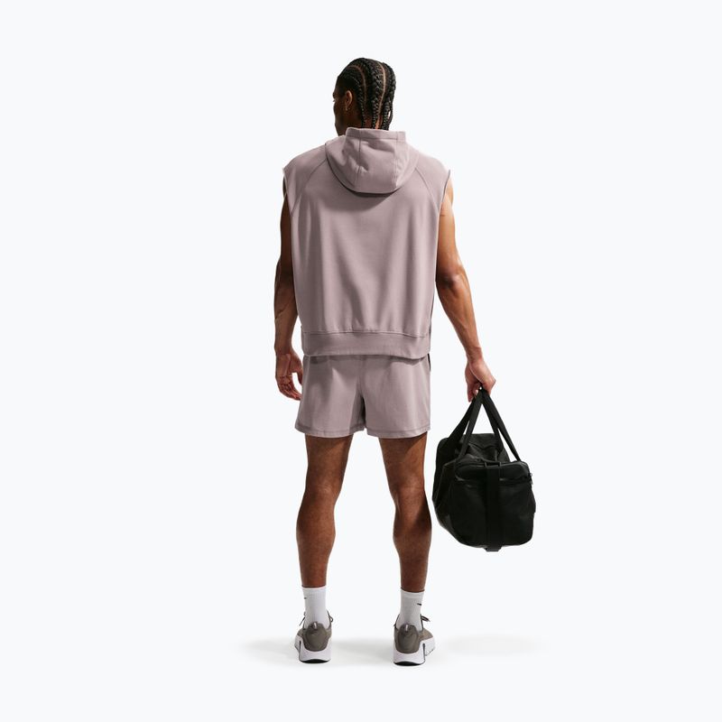 Férfi rövidnadrág Nike Athletic Club Dri-Fit 5" light violet ore/pale ivory/light violet ore 3