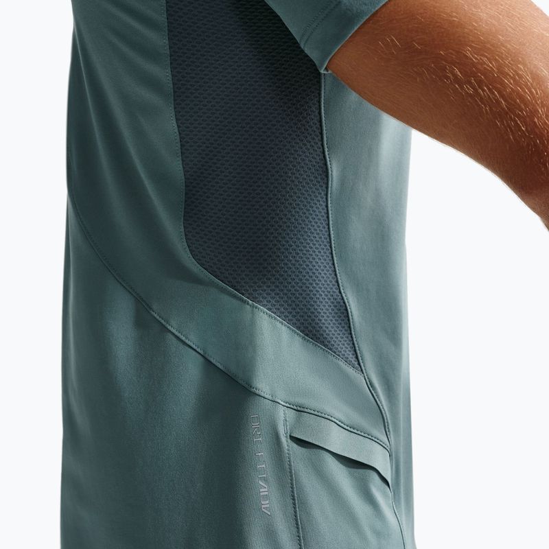 Férfi edzőpóló Nike Pro Training Dri-Fit mineral slate/faded spruce/green strike 7