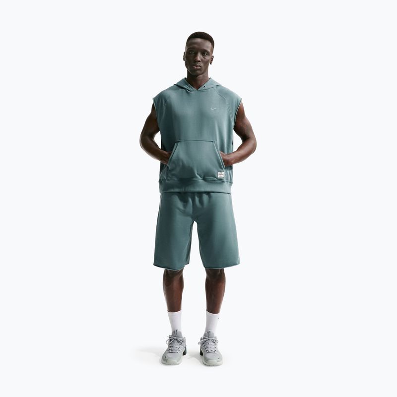 Férfi edzőfelső Nike Athletic Club Dri-Fit Sleeveless Hoodie mineral slate/mineral slate 2