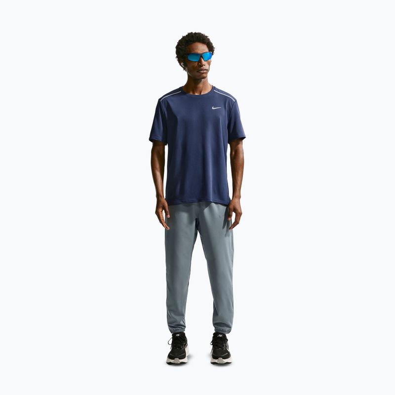 Férfi futópóló Nike Miler Dri-Fit UV midnight navy 2