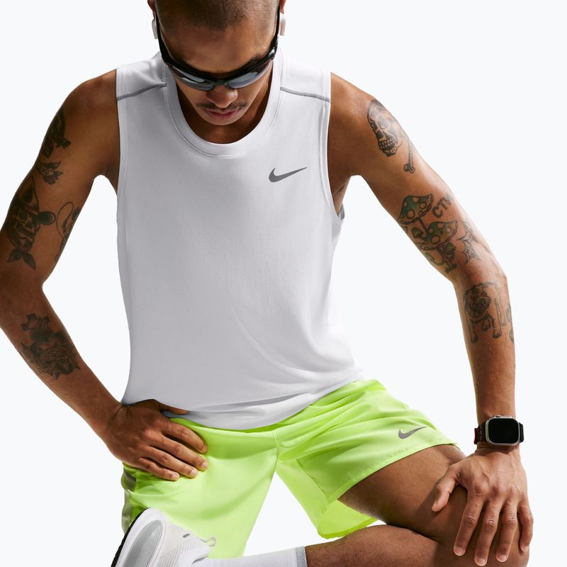 Férfi futópóló Nike Miler Dri-Fit white 4