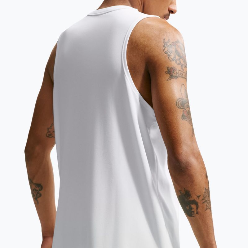 Férfi futópóló Nike Miler Dri-Fit white 6
