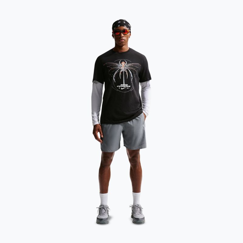 Férfi rövidnadrág Nike Miler Dri-Fit 7" smoke grey/smoke grey 2