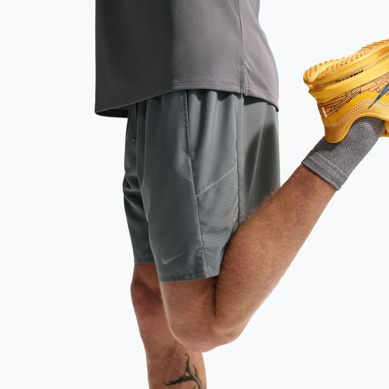 Férfi futóshort Nike Miler Dri-Fit Brief Lined7" smoke grey/smoke grey 5