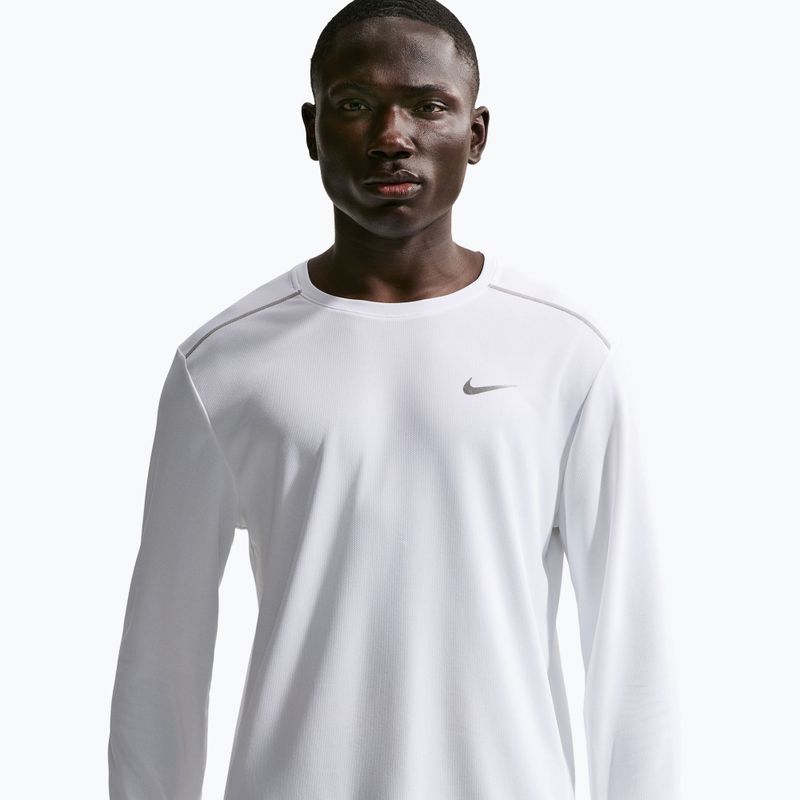 Férfi futó hosszú ujjú póló Nike Miler Dri-Fit UV white 5