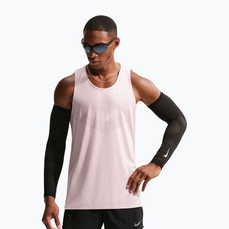 Férfi futópóló Nike Stride Dri-Fit ADV silt red