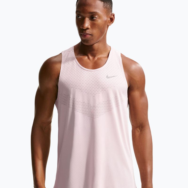 Férfi futópóló Nike Stride Dri-Fit ADV silt red 5