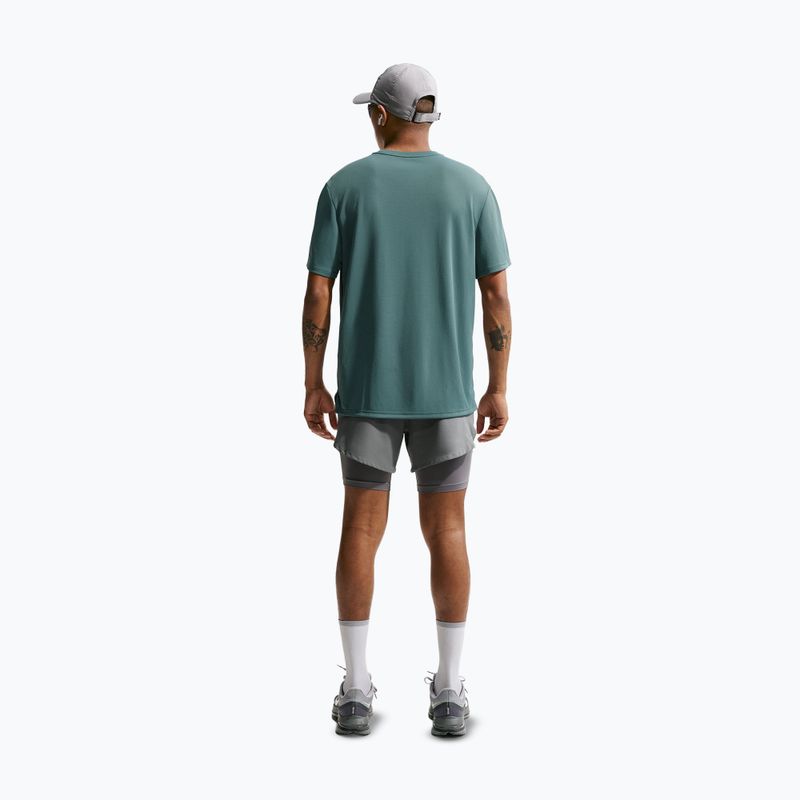 Férfi futópóló Nike Miler Dri-Fit UV mineral slate 3