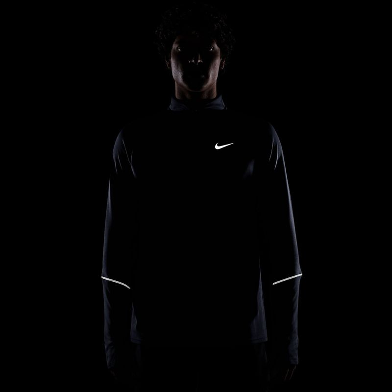Férfi futó pulóver Nike Miler Dri-Fit UV 1/2 Zip midnight navy 7