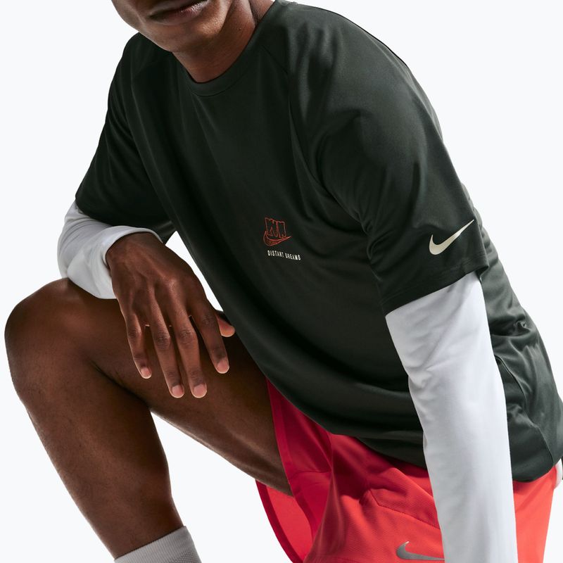 Férfi futópóló Nike Stride Dri-Fit ADV black spruce 6