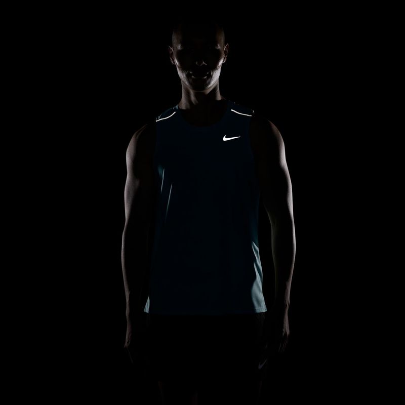 Férfi futópóló Nike Miler Dri-Fit mineral slate 7