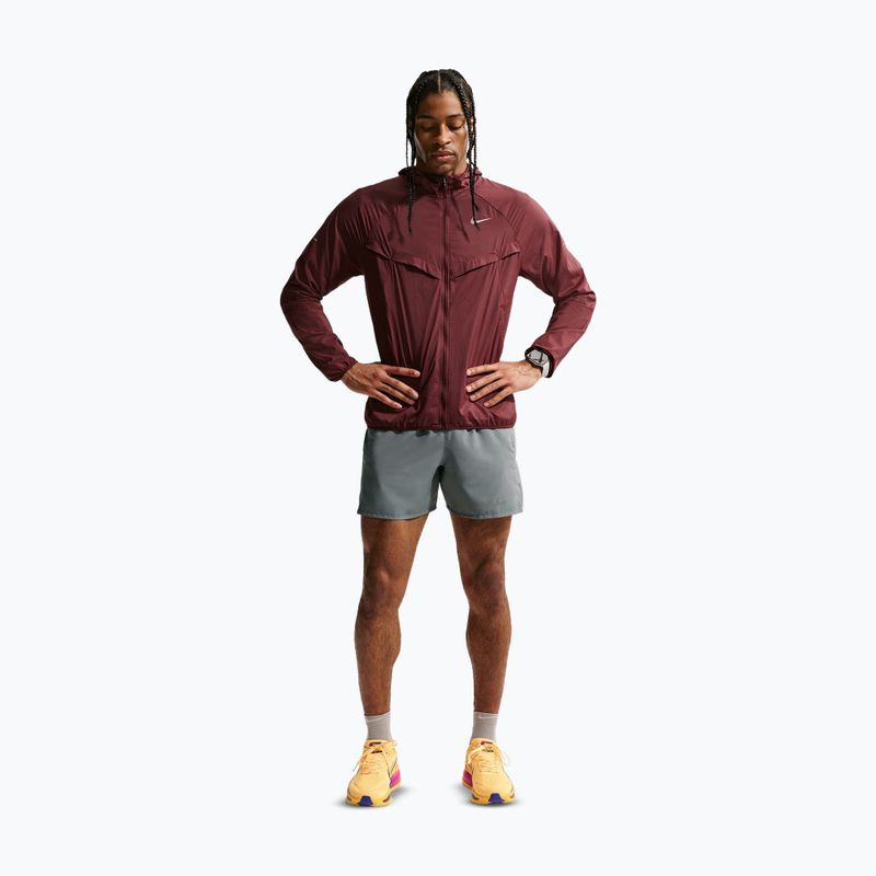 Férfi rövidnadrág Nike Miler Dri-Fit Brief Lined 5" smoke grey/smoke grey 2