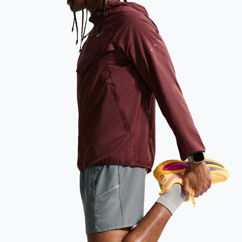 Férfi rövidnadrág Nike Miler Dri-Fit Brief Lined 5" smoke grey/smoke grey 4