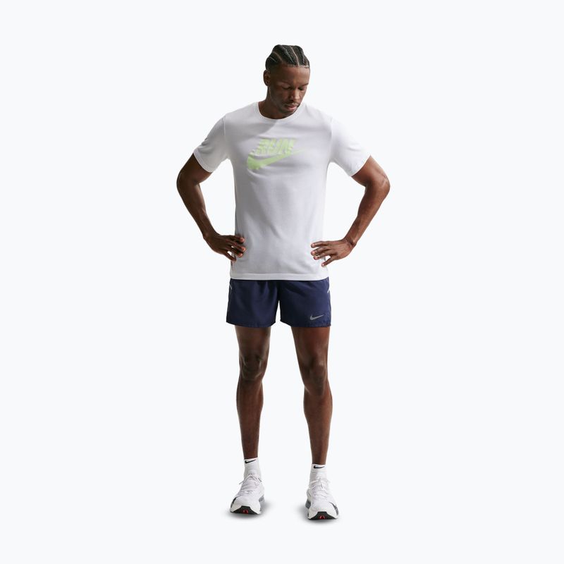 Férfi rövidnadrág Nike Miler Dri-Fit Brief Lined 5" midnight navy 2
